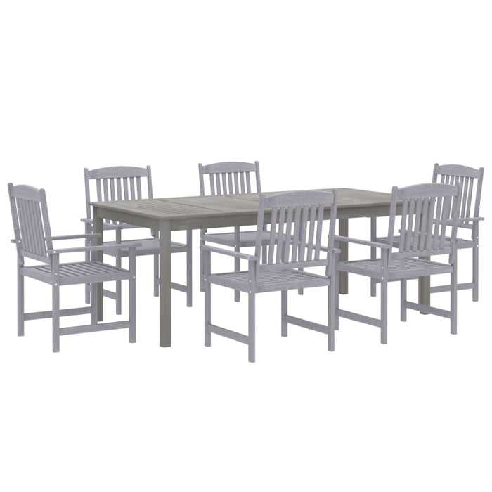 Set mobilier de grădină, 7 piese, lemn masiv de acacia - WALTI WALTI