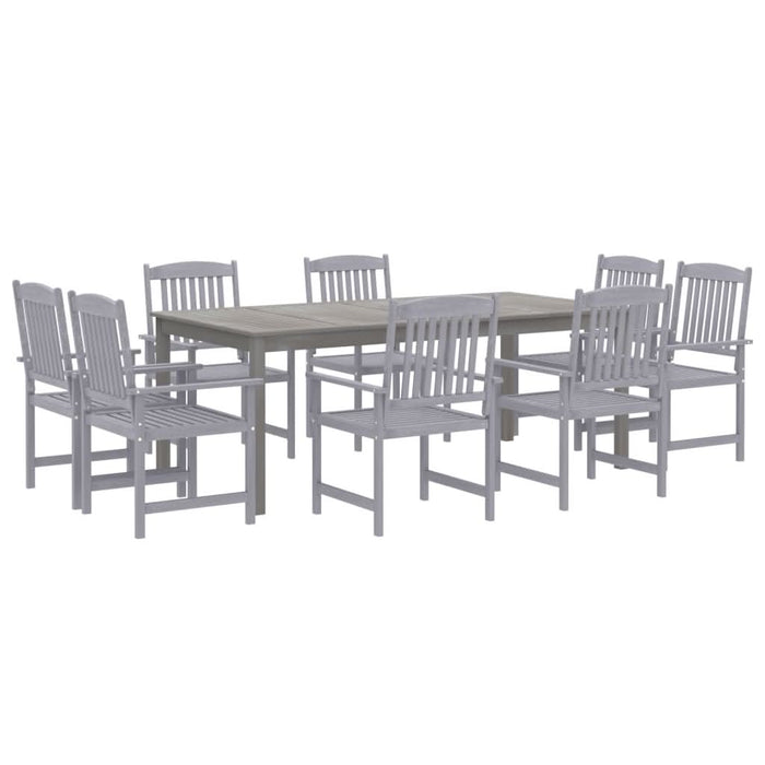 Set mobilier de grădină, 9 piese, lemn masiv de acacia - WALTI WALTI