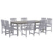 Set mobilier de grădină, 9 piese, lemn masiv de acacia - WALTI WALTI