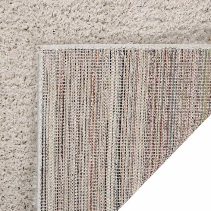 342137 vidaXL Covor Shaggy, crem, 120x170 cm, cu fir lung WALTI