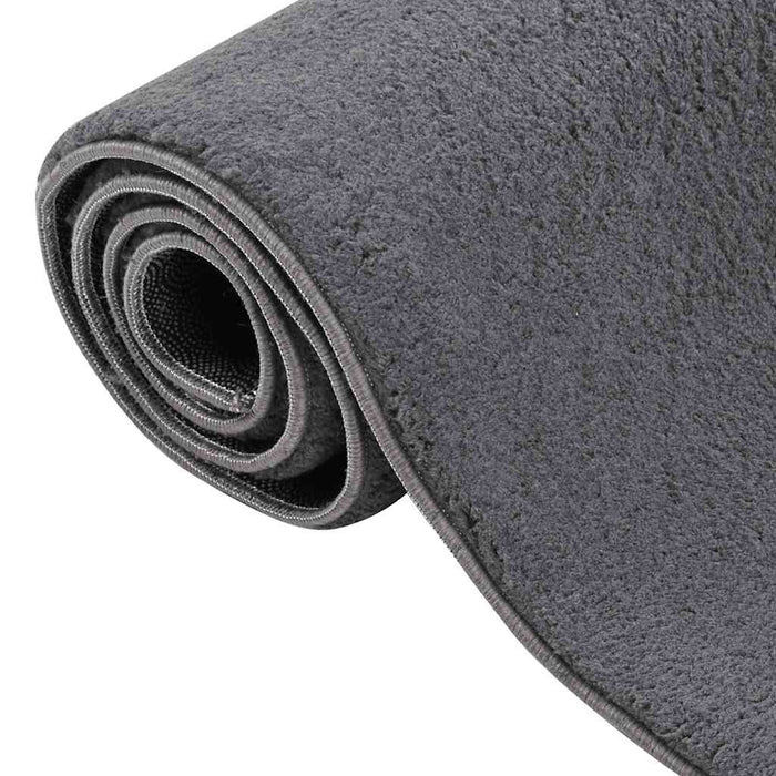 Covor lavabil moale și pufos 160x230 cm anti-alunecare antracit - WALTI WALTI