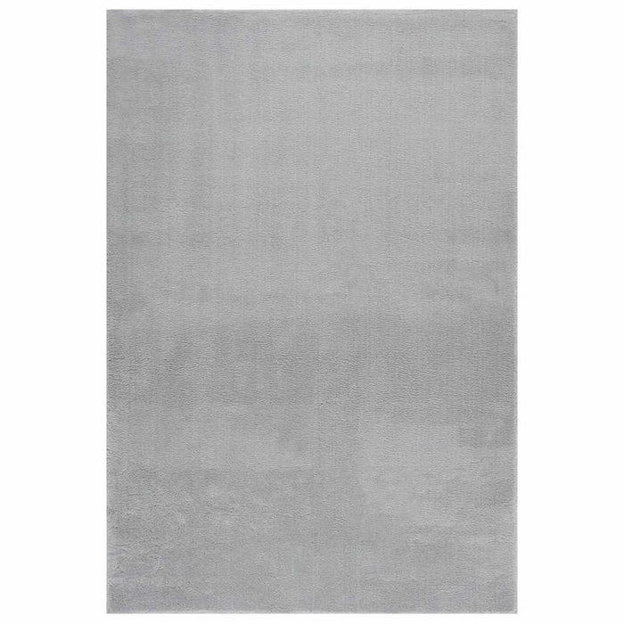 Covor lavabil, moale și pufos, 160x230 cm, anti-alunecare, gri WALTI
