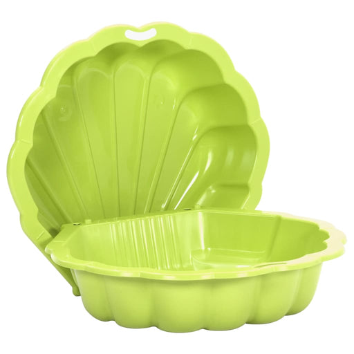 Gropi de nisip, 2 buc., verde, 77x87x21 cm, plastic - WALTI WALTI