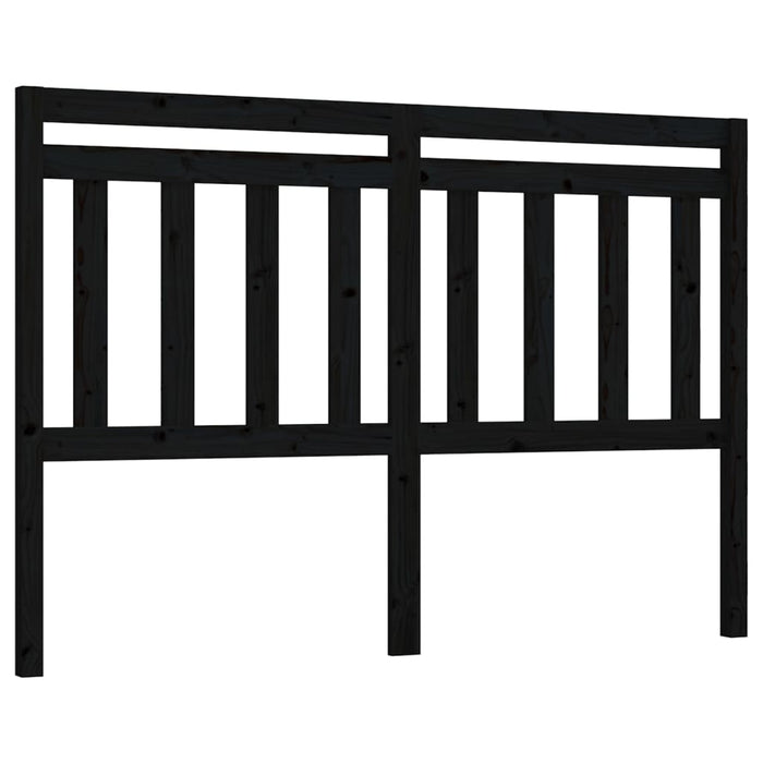 Tăblie de pat, negru, 166x4x100 cm, lemn masiv de pin - WALTI WALTI