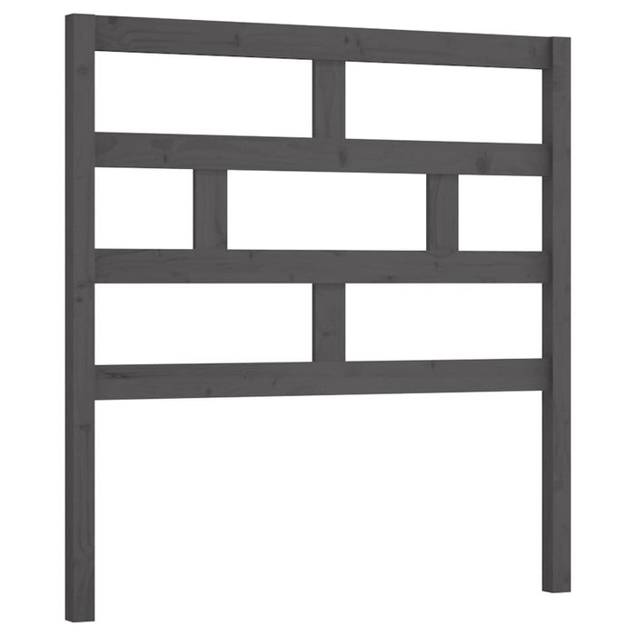 Tăblie de pat, gri, 106x4x100 cm, lemn masiv de pin WALTI