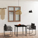 Set de mobilier pentru grădină, 3 piese, negru - WALTI WALTI