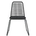 Set de mobilier pentru grădină, 3 piese, negru - WALTI WALTI