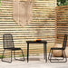 Set de mobilier pentru grădină, 3 piese, negru - WALTI WALTI