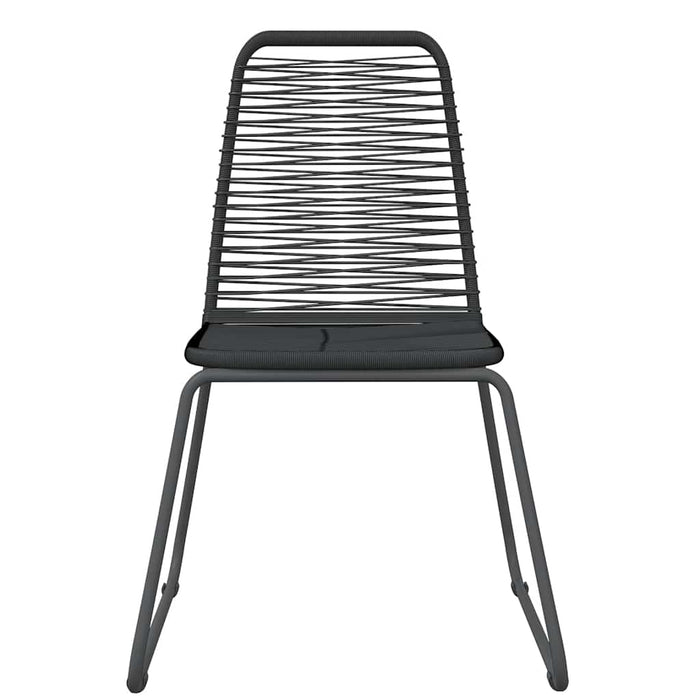 Set de mobilier pentru grădină, 9 piese, negru - WALTI WALTI