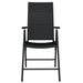 Set de mobilier pentru grădină, 5 piese, negru - WALTI WALTI