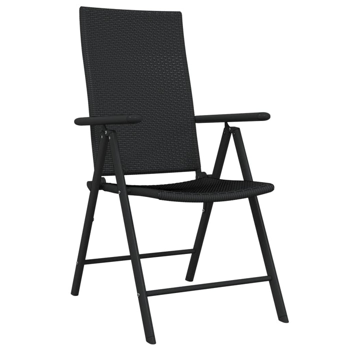 Set de servit masa pentru grădină, 5 piese, negru - WALTI WALTI