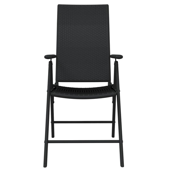 Set de servit masa pentru grădină, 5 piese, negru - WALTI WALTI