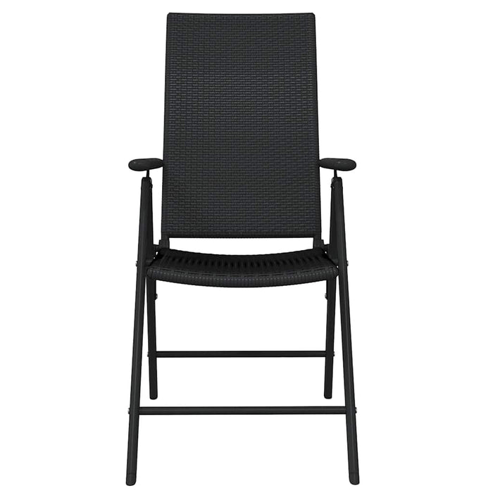 Set de servit masa pentru grădină, 7 piese, negru - WALTI WALTI