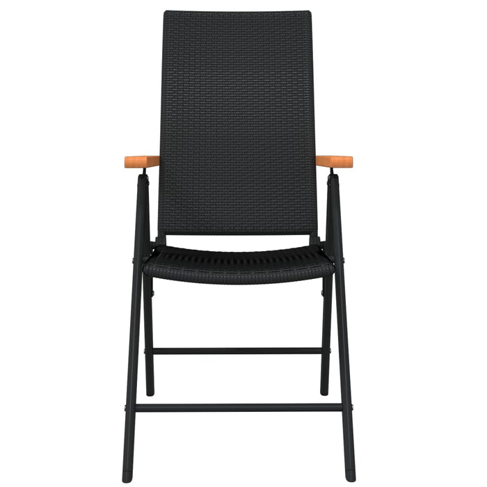 Set de servit masa pentru grădină, 5 piese, negru - WALTI WALTI