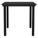 Set de mobilier pentru grădină, 3 piese, negru - WALTI WALTI