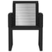 Set de mobilier pentru grădină, 5 piese, negru - WALTI WALTI