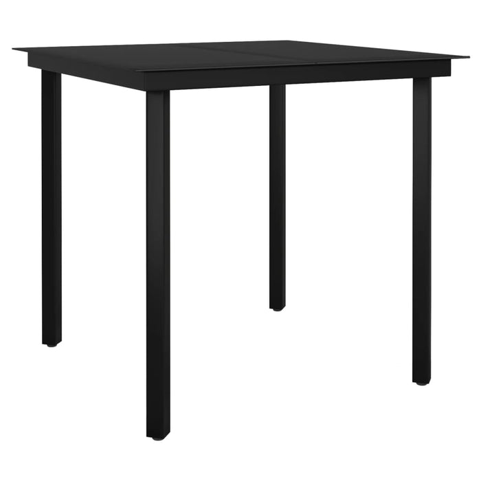 Set de mobilier pentru grădină, 5 piese, negru - WALTI WALTI