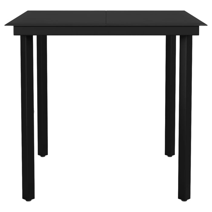 Set de mobilier pentru grădină, 5 piese, negru - WALTI WALTI