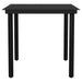 Set de mobilier pentru grădină, 5 piese, negru - WALTI WALTI