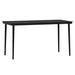 Set de mobilier pentru grădină, 5 piese, negru - WALTI WALTI
