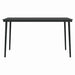 Set de mobilier pentru grădină, 5 piese, negru - WALTI WALTI