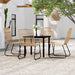 Set de mobilier pentru grădină, 5 piese, stejar - WALTI WALTI