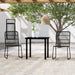 Set de mobilier pentru grădină, 3 piese, negru - WALTI WALTI