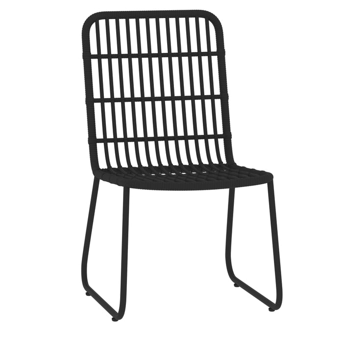 Set mobilier de grădină, 7 piese, negru WALTI