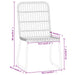 Set de mobilier pentru grădină, 3 piese, stejar - WALTI WALTI