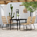 Set de mobilier pentru grădină, 5 piese, stejar - WALTI WALTI