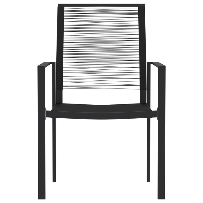 Set mobilier de grădină, 3 piese, negru - WALTI WALTI