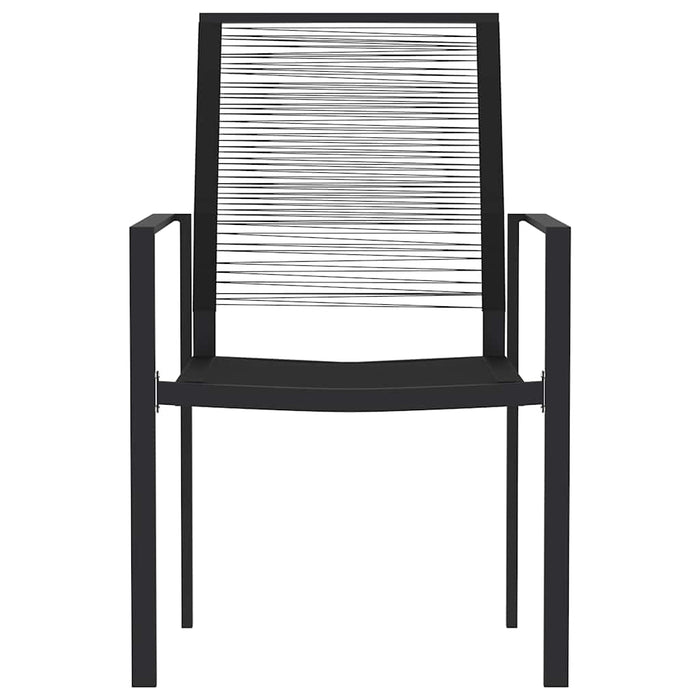 Set mobilier de grădină, 3 piese, negru - WALTI WALTI