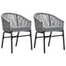 Set mobilier de grădină, 3 piese, gri - WALTI WALTI