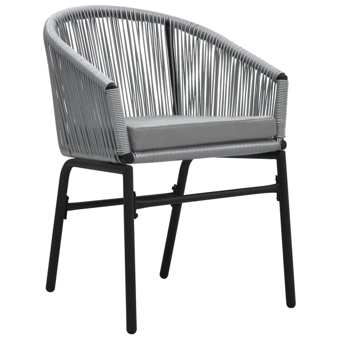 Set mobilier de grădină, 7 piese, gri WALTI