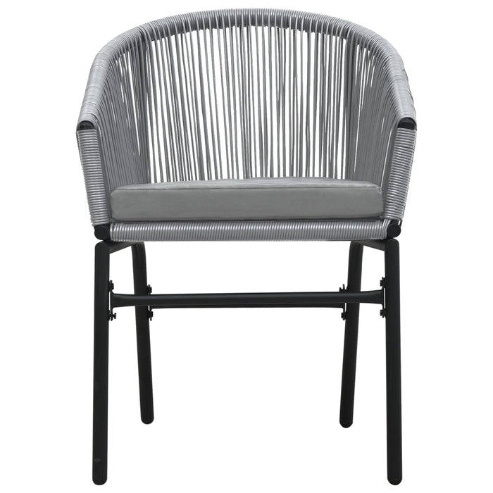 Set mobilier de grădină, 7 piese, gri WALTI