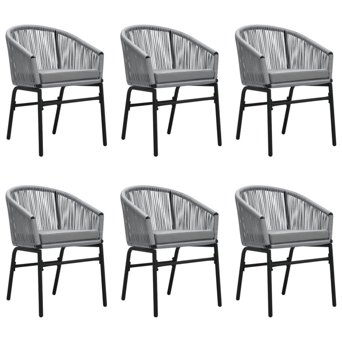 Set mobilier de grădină, 7 piese, gri - WALTI WALTI