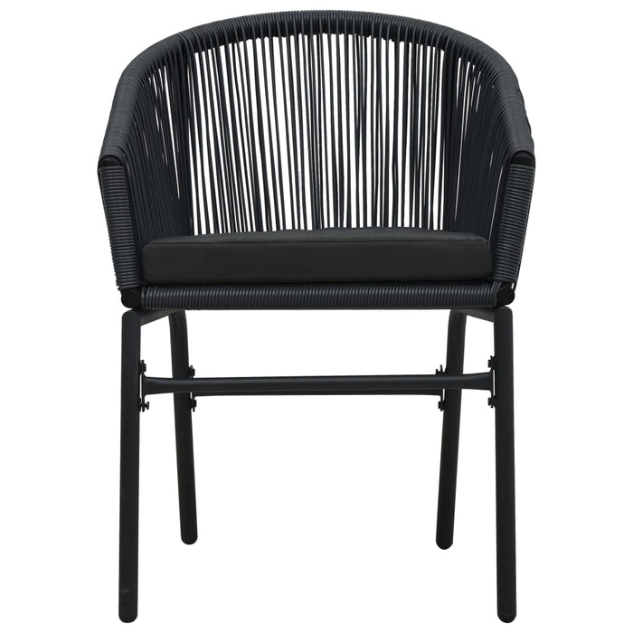Set de servit masa pentru grădină, 5 piese, negru - WALTI WALTI