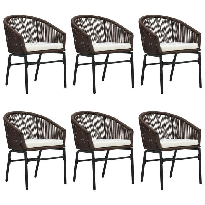 Set de mobilier pentru grădină, 7 piese, maro - WALTI WALTI