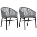 Set mobilier de grădină, 3 piese, gri - WALTI WALTI