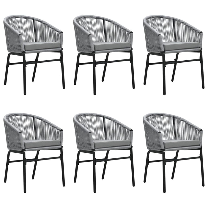 Set mobilier de grădină, 7 piese, gri - WALTI WALTI