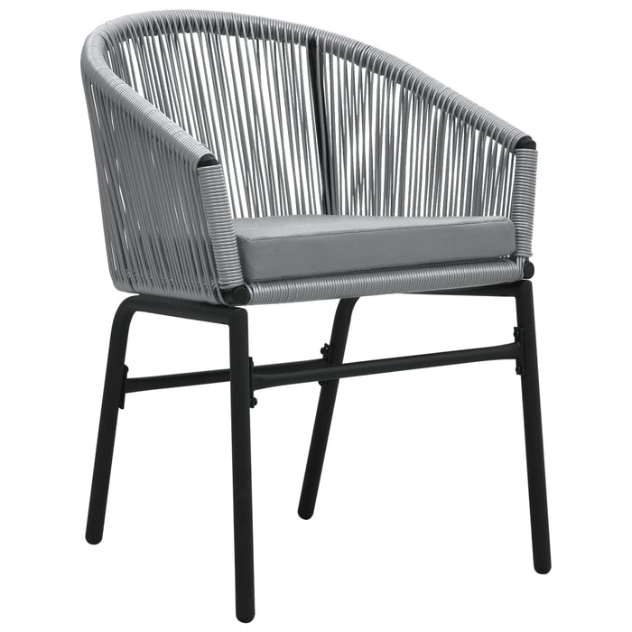 Set mobilier de grădină, 7 piese, gri WALTI