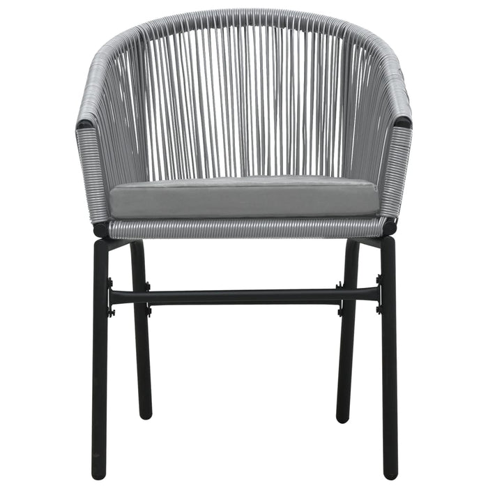 Set mobilier de grădină, 9 piese, gri WALTI