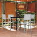 Set de mobilier de grădină, 5 piese, alb - WALTI WALTI