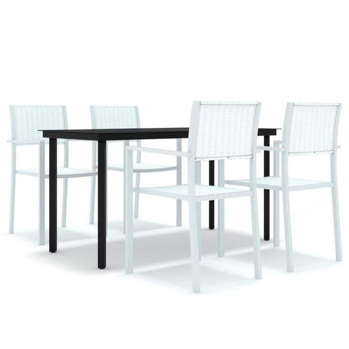 Set de mobilier de grădină, alb, 5 piese - WALTI WALTI