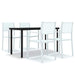 Set de mobilier de grădină, alb, 5 piese - WALTI WALTI