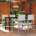 Set de mobilier de grădină, alb, 5 piese - WALTI WALTI