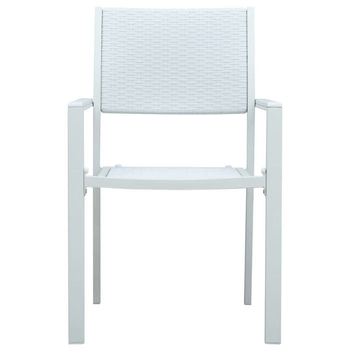 Set mobilier pentru grădină, alb, 9 piese WALTI