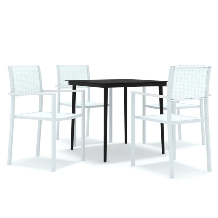 Set mobilier pentru grădină, alb, 5 piese - WALTI WALTI