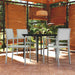 Set mobilier pentru grădină, alb, 5 piese - WALTI WALTI