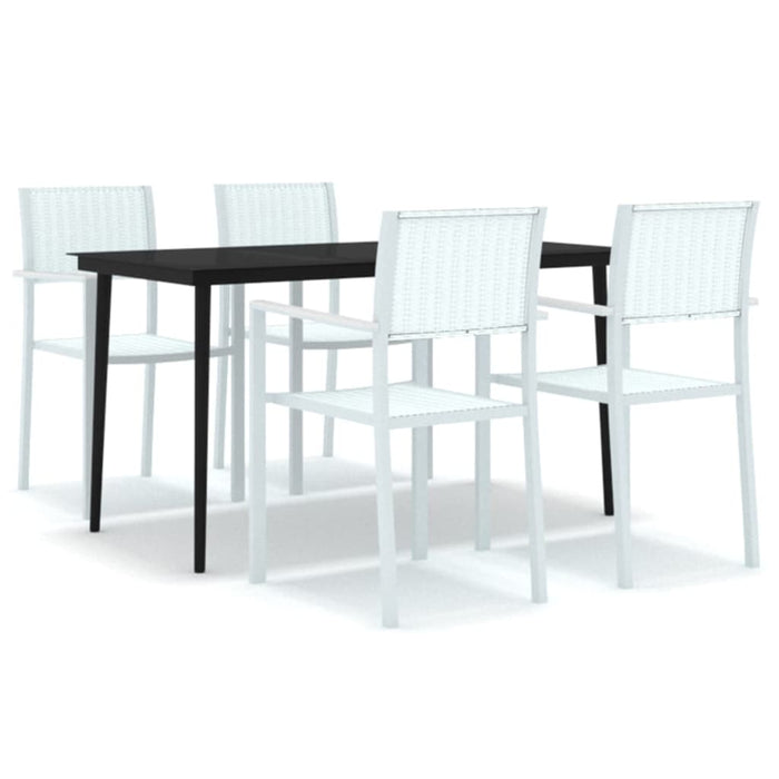 Set de mobilier de grădină, 5 piese, alb - WALTI WALTI